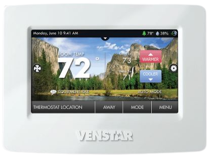 Ventar colortouch thermostat